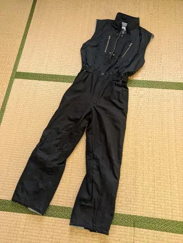 roberta tonini 블랙 오버롤 점프수트