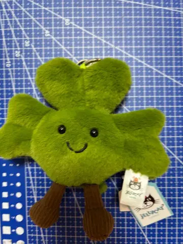 JELLYCAT 나뭇잎 모양 키링 그린