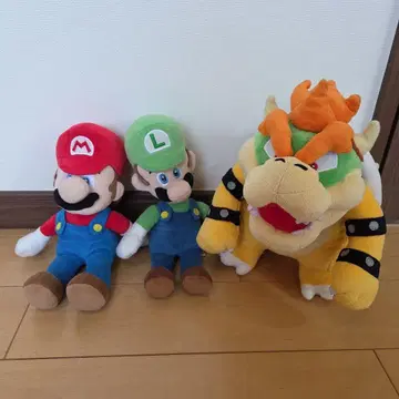 마리오 루이지 쿠파 봉제 인형 세트