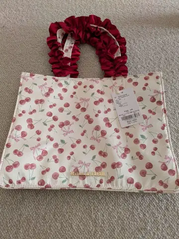 Maison de FLEUR 체리 패턴 토트백