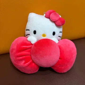 헬로키티 봉제 인형 리본 포함 참