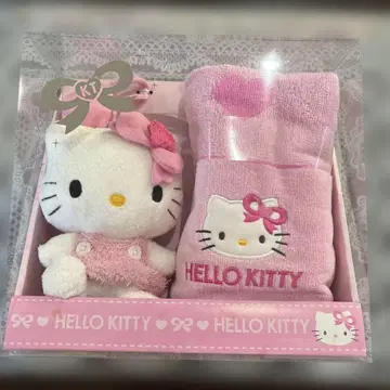 헬로키티 봉제 인형 & 타월 세트