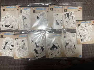 제일복권 드래곤볼 그 두 번째 I상 장면 스티커 11종