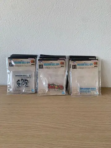 제일복권 드래곤볼 H상 MOKUJI 스탠드&로고 블록 컴프 세트