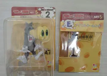 톰과 제리 해피 복권 A 2상 눈알이 튀어나온 톰 피규어 + E상