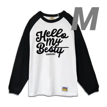 M 사이즈 'Hello My Besty' vol.2 롱 슬리브 티셔츠