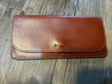 FAUCON 가죽 장지갑 브라운