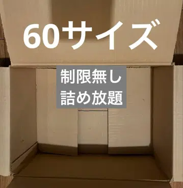 재고 처분 상자 60 사이즈 제한 없는 가득 채우기