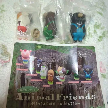 오가와 코헤이 Animal Friends 미니어처 컬렉션 3개 세트