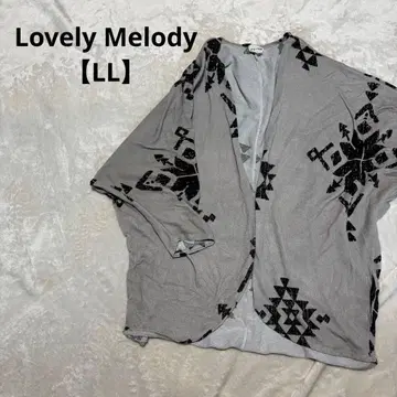 Lovely Melody [ LL ] 가디건 오분 소매 돌먼 슬리브