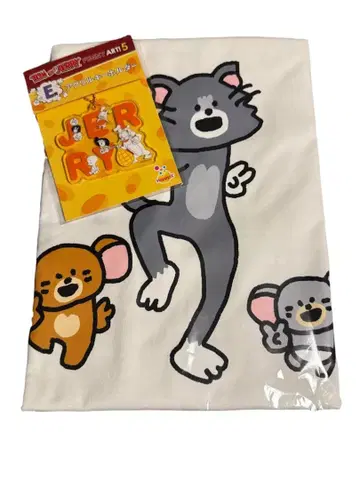 제일복권 톰과 제리 B상 콜라보T셔츠 E상 아크릴 키링