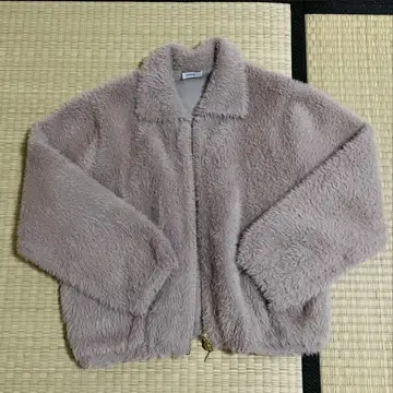 COHINA 더블 페이스 페더 지퍼 블루종