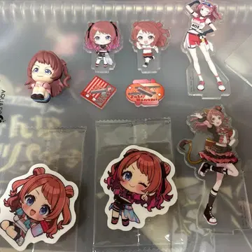 하나미 사키 아크릴 스탠드 스티커 마치보케