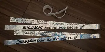 SnowMan 은색 테이프 2개 음표 낙하물