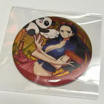 중국 상하이 무기와라 스토어 원피스 팬더 캔뱃지 로빈