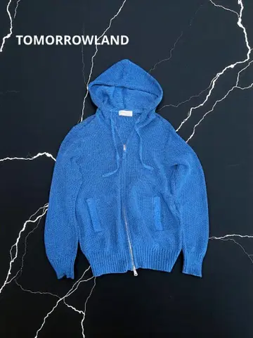 TOMORROWLAND 코튼 린넨 블렌드 풀 집업 후드티