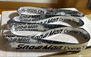 SnowMan Dome Tour 2025-2026 은색 테이프 3개 세트