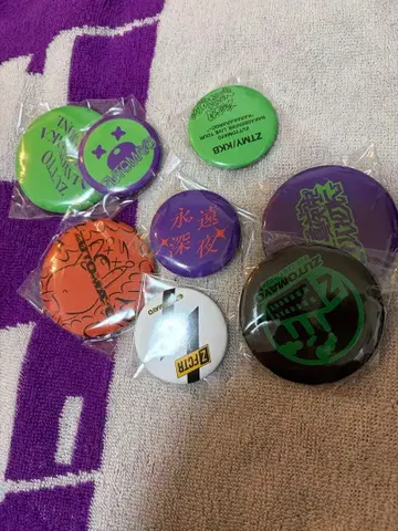 계속 한밤중이면 좋을 텐데 캔뱃지 묶음 판매