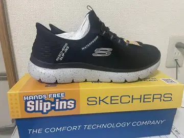 정가 15290엔 SKECHERS Slip-Ins 블랙 방수