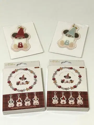 디즈니 크리스마스 2025 린린 2개 세트 키링 세트