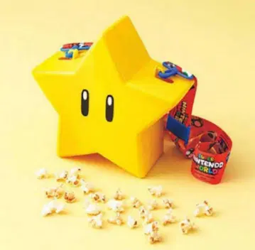 슈퍼 닌텐도 월드 별 모양 팝콘 박스