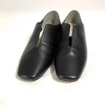 HIROKO BIS 천연 가죽 플랫슈즈 블랙 23.5cm 가죽 로퍼