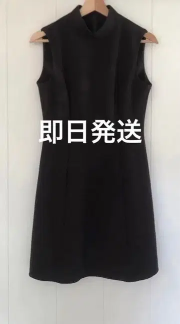 anuans 컷 조젯 미니 원피스