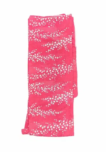 세탁 가능한 이중 기모노 핑크