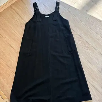 petit Honfleur 오버롤 스커트 11호 블랙