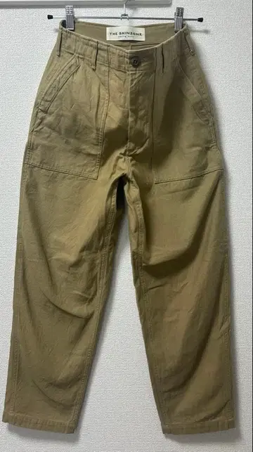 THE SHINZONE 베이지 베이커 팬츠 워크 팬츠 38