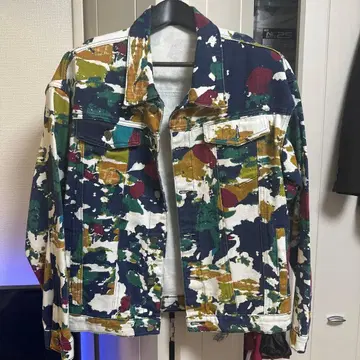 멀티 컬러 데님 자켓