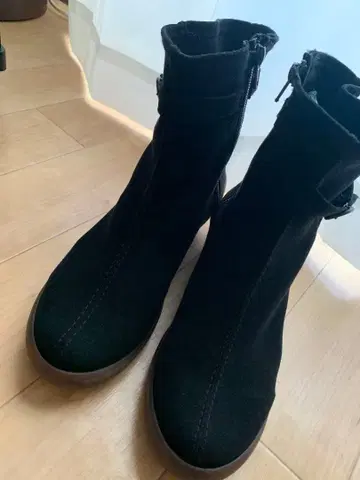 레게타카누 스웨이드 숏부츠 L