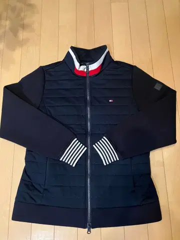 타미힐피거 네이비 퀼팅 자켓