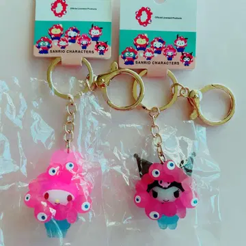 마이멜로디 쿠로미 산리오 미야쿠미야쿠 변신 마스코트 클리어 키링