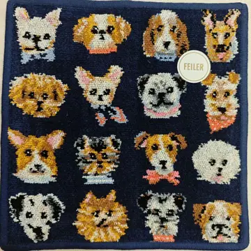 페이러 손수건 미사용 새상품 러블리 도기