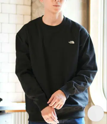 새상품 THE NORTH FACE 스몰 로고 헤더 맨투맨 크루 S