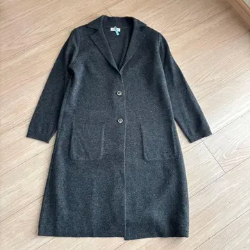 세시오세라 그레이 롱 가디건 울 혼방 M