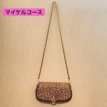 마이클코어스 여성용 백 숄더백 레오파드 무늬