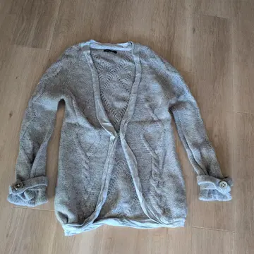 알파카 혼방 따뜻한 가디건