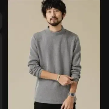 나노 유니버스 모크넥 스웨터 그레이 nano XL 니트