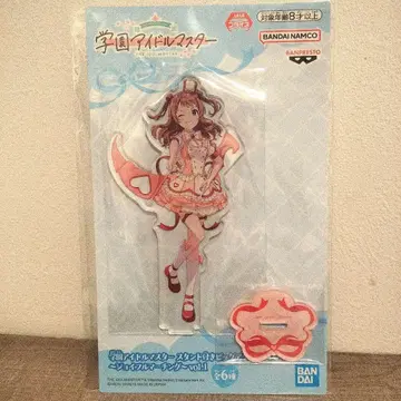 학원 아이돌 마스터 하나미 유메 스탠드 포함 빅 아크릴 플레이트