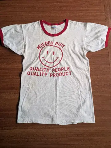 80s champion 링거 티셔츠