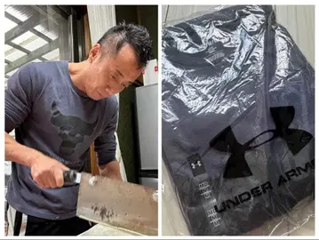 언더아머 롱티 M 사이즈 나가부치 츠요시 씨 착용 모델 미개봉