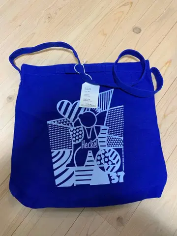 HECKEL 숄더 토트백 블루