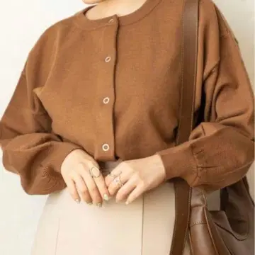 chocomee 가디건 브라운