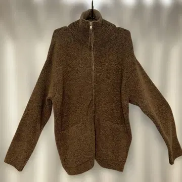 ZARA 컨디션 최상 브라운 집업 니트 스웨터