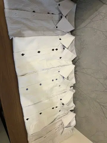 긴팔 와이셔츠 5세트 화이트 계열