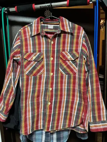 WAREHOUSE 플란넬 셔츠 M(15-15 1/2) 2장 세트