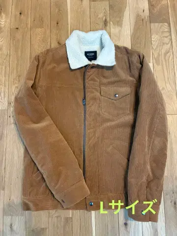 L 사이즈 BEAMS 보아 안감 코듀로이 블루종/L/코튼/CML