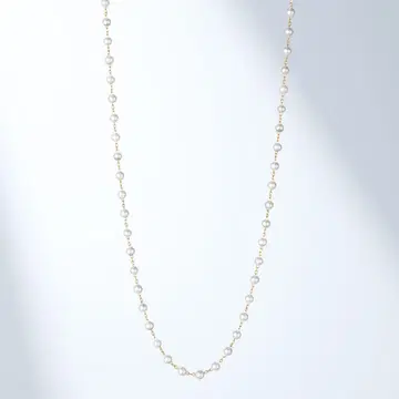 진주 비즈 목걸이